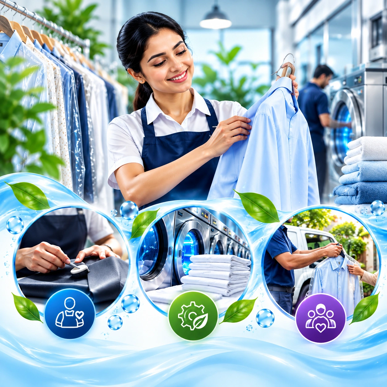 MKDC team caring for garments at our Bhubaneswar facility