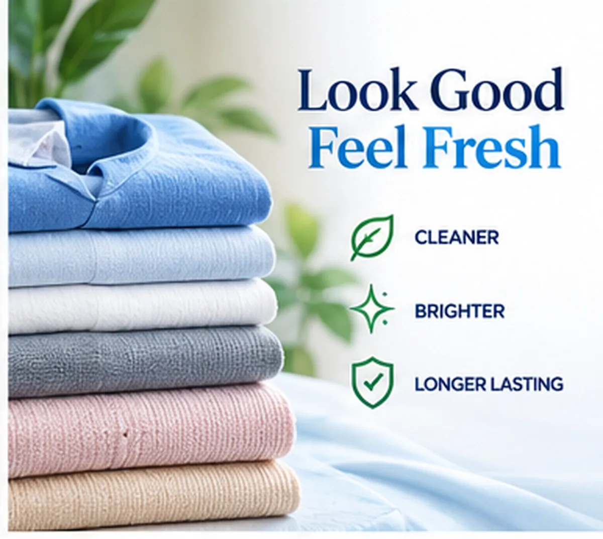 Look good, feel fresh — cleaner, brighter, longer-lasting clothes with MKDC